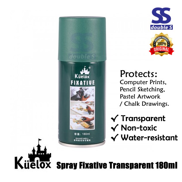 KUELOX FIXATIVE SPRAY 180 ML/300ML/Aerosol Fixative Spray** NO Sabah