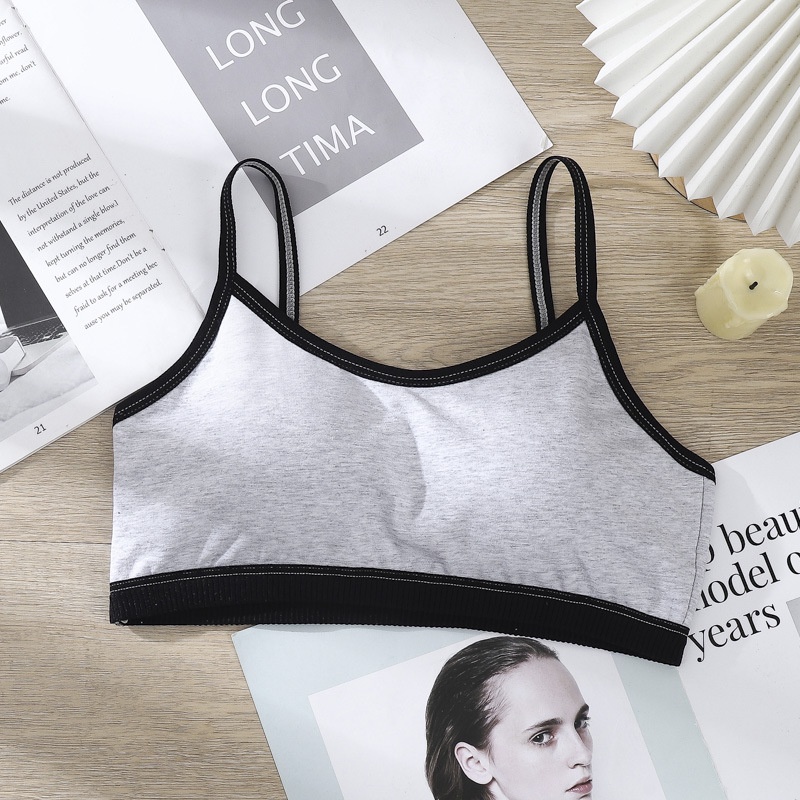 Pure Cotton Junior High School Students Developmental Girls No Steel