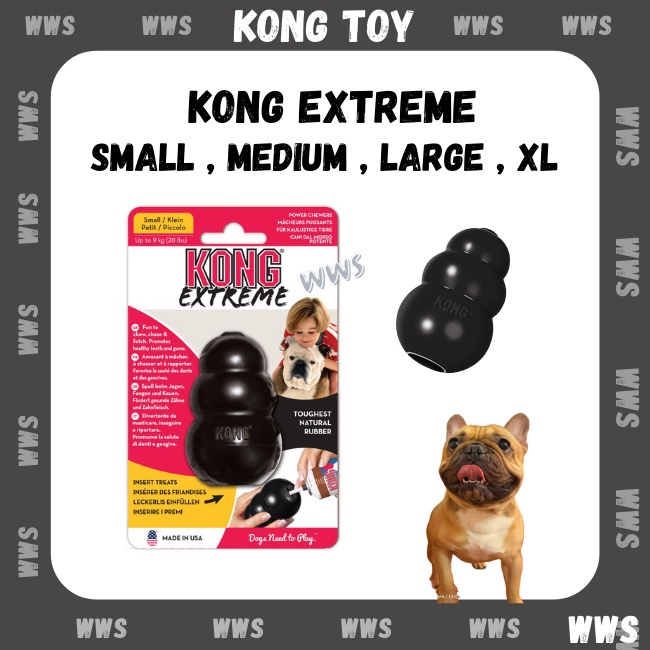 KONG Extreme Dog Toy K3 ( Small) , K2 (Medium) , K1 (Large) , UXL ( X