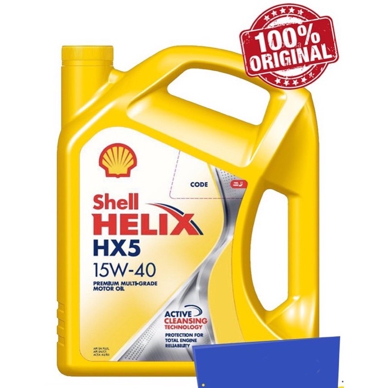 550045177 Shell Helix HX5 15W40 engine oil (4 liter) Hong Kong For
