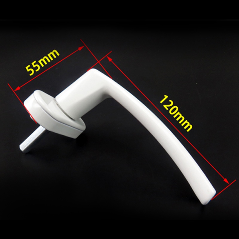 Durable Zinc Alloy White Espagnolette Window Handle UPVC Casement