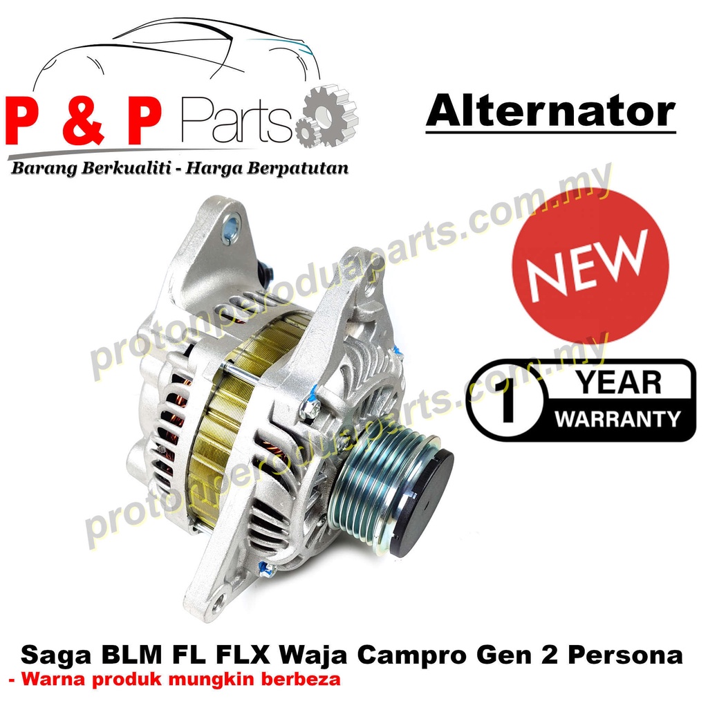Alternator Dynamo 90A 12V Proton Saga BLM FL FLX Waja Campro Gen 2