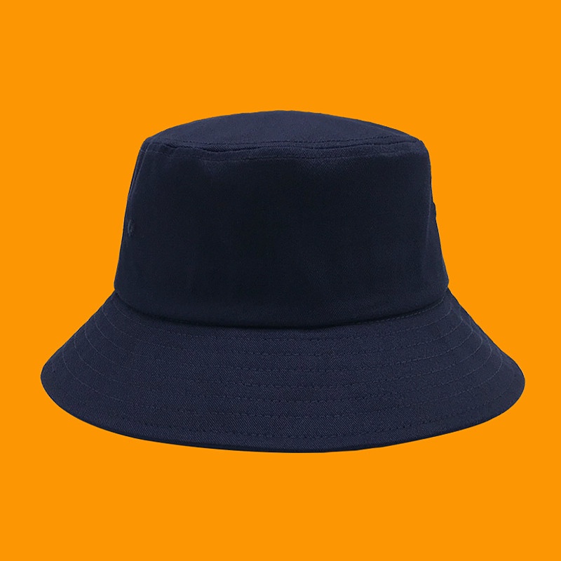 Big Head Men Large Size Sun Bucket Hat Women Fisherman Bob Pure Cotton