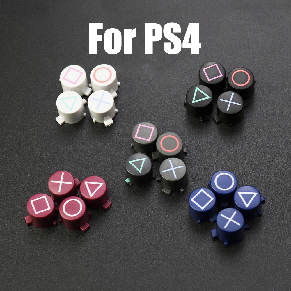 1Set Plastic Button for Sony PS4 ABXY Buttons Circle Square Triangle