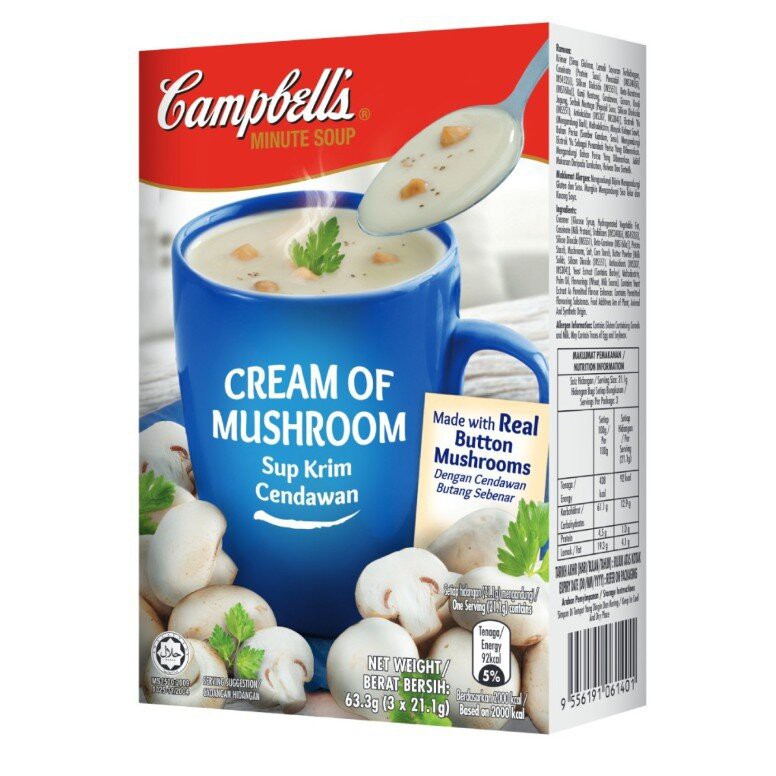 Campbell's Instant Minute Soup (21.1g x 3's) Shopee Malaysia