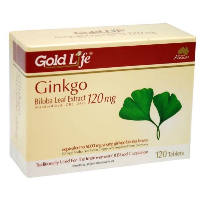 Gold Life Gingko Biloba Tab 120mg (120’s) Shopee Malaysia