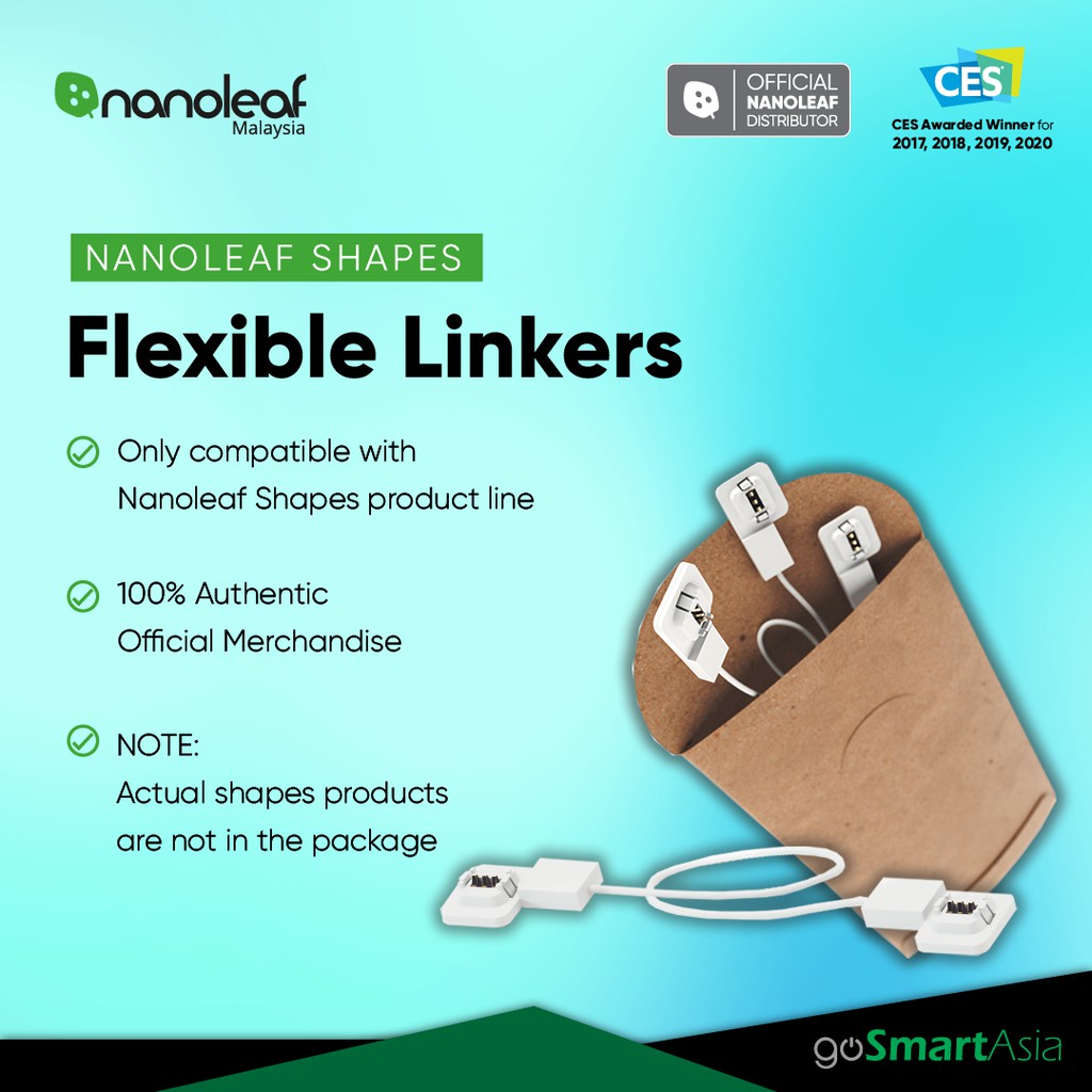 Accessories 2nd Gen Nanoleaf Shapes PCB Flexible Linkers 3pcs (NOT