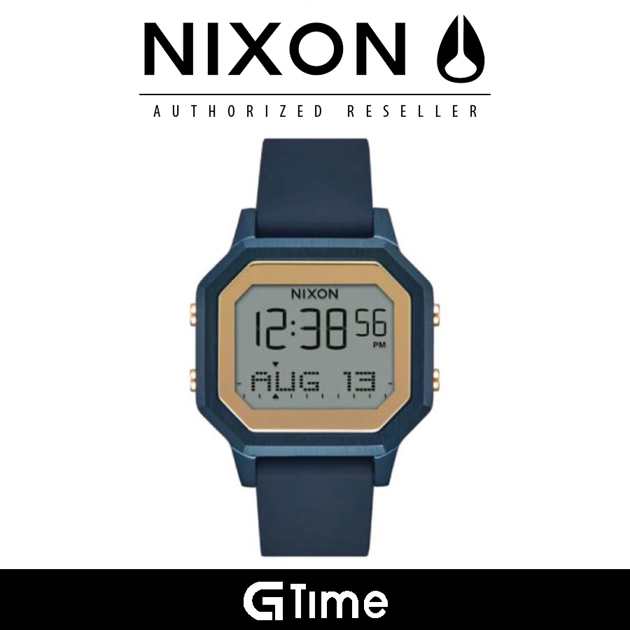[Official Warranty] Nixon A12111859 Men's Siren SS Grey Dial 36mm Navy