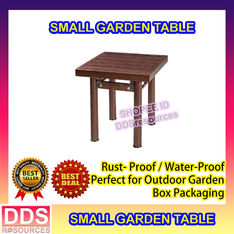 Garden Bench Coffee Table/ Mini Metal Bench Table/Outdoor Bench Table