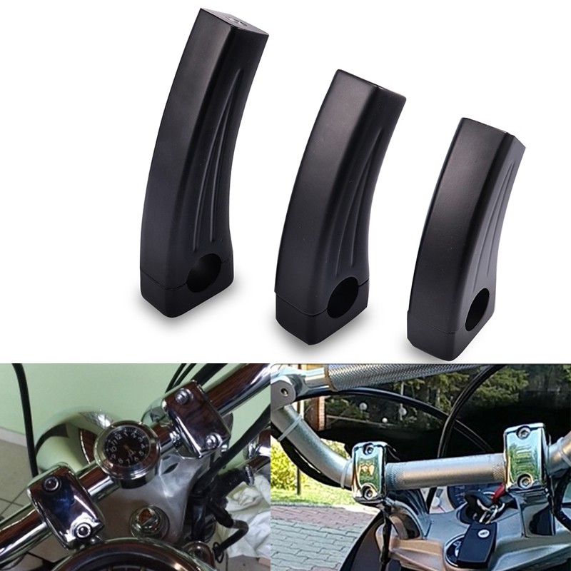 1" 25mm Handlebar Risers For Harley Cruisers Choppers Victory Honda