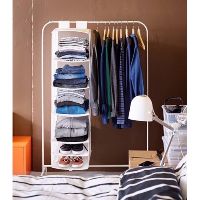 MULIG Clothes Rack 💯 IKEA Shopee Malaysia