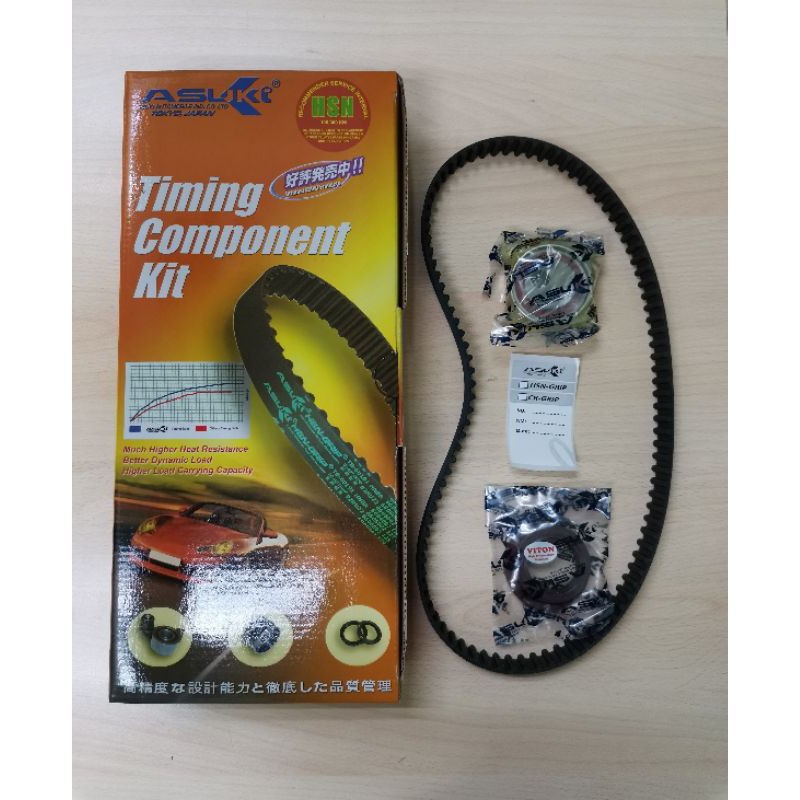 Perodua Kancil 850 timing belt kit set, 100,000km(Asuki)103Y19,Made in
