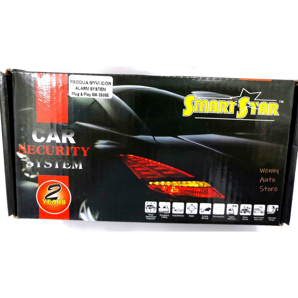 Perodua Myvi ICON Plug and Play Car Security System Plug & Play ALARM