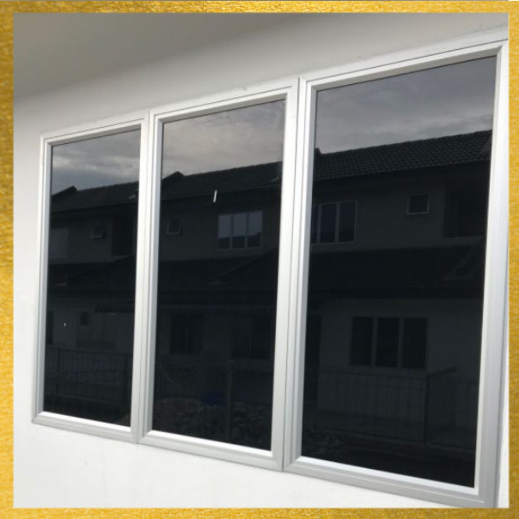 Tinted UV Black House / Tinted Sliding Door / Tinted UV Hitam Rumah