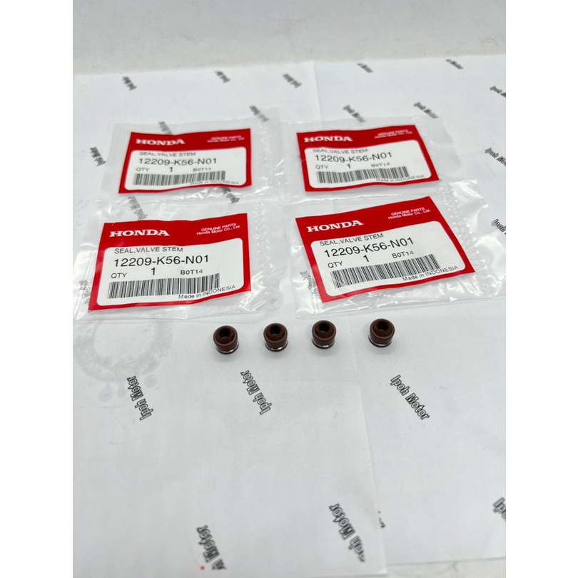 HONDA RS150 V1 V2 REPSOL VALVE SEAL 1SET 4 PCS 100 ORIGINAL HONDA