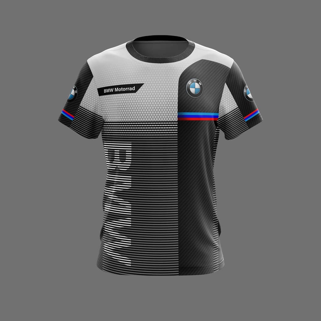 2022 Bmw Oreo Stripe TShirt Riding Jersey 3D Printing Men'S TShirt
