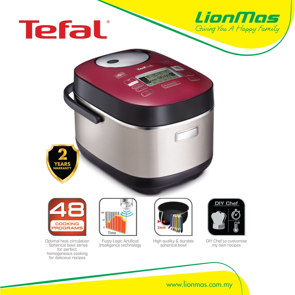 Tefal Programmable Rice Cooker RK8055 Shopee Malaysia