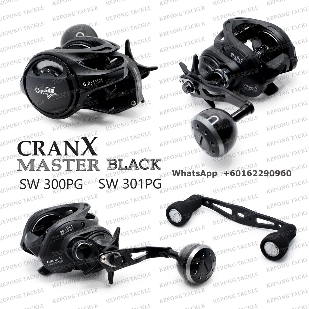 NEW 2021 OPASS fishing reel CRANX MASTER SW 300 301 HG PG LEFT RIGHT