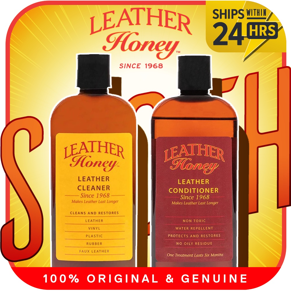 GENUINE Leather Honey Leather Conditioner 236ml (8oz) / Leather Cleaner