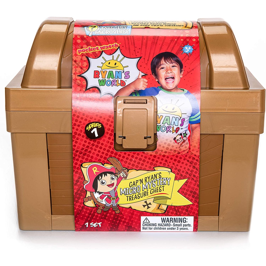 Ryan's World Cap'N Ryan's Micro Mystery Treasure Chest Series 1