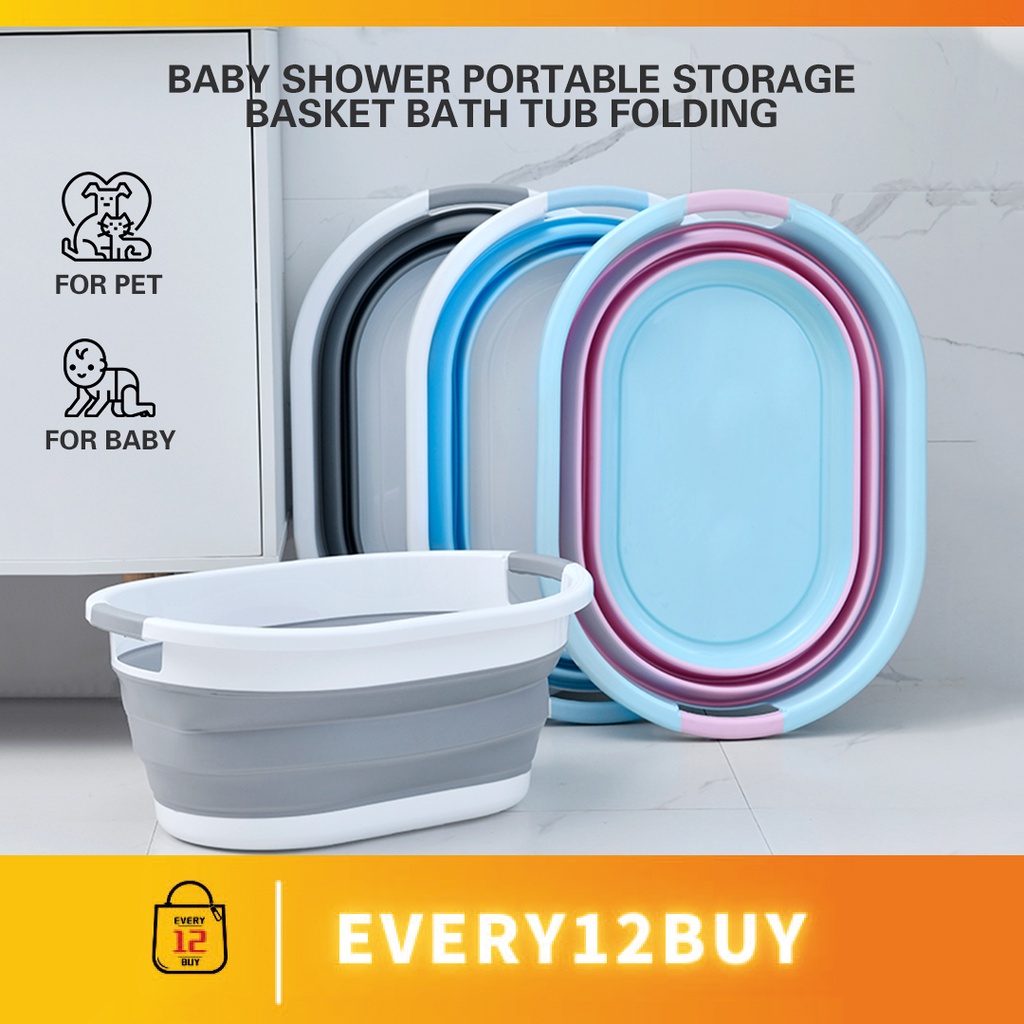 Baby Shower Baby Bath Tubs Folding Bath Tub Tab Mandi Bayi Foldable