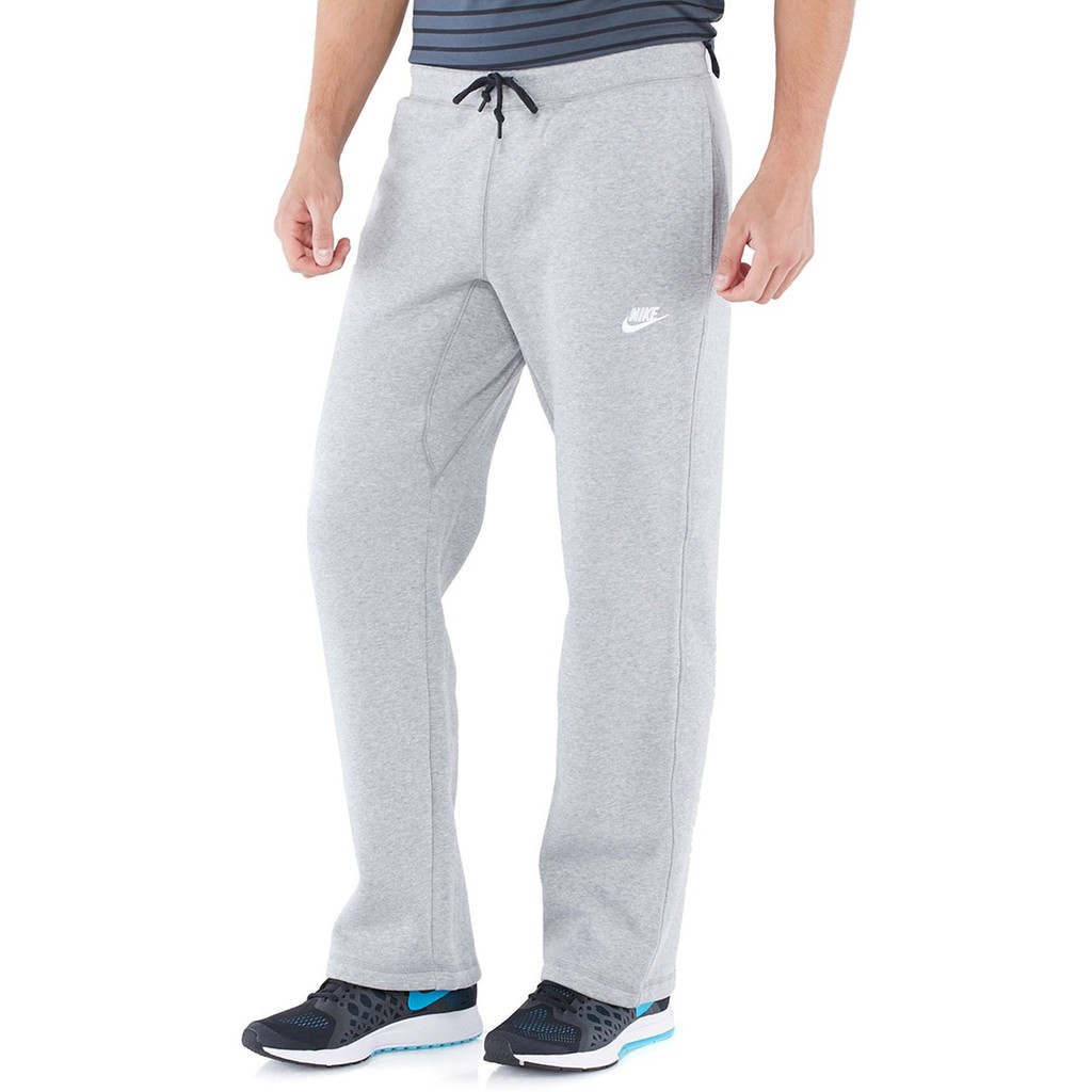 100 Original Nike AW77 Open Hem Joggers Pant Grey Shopee Malaysia