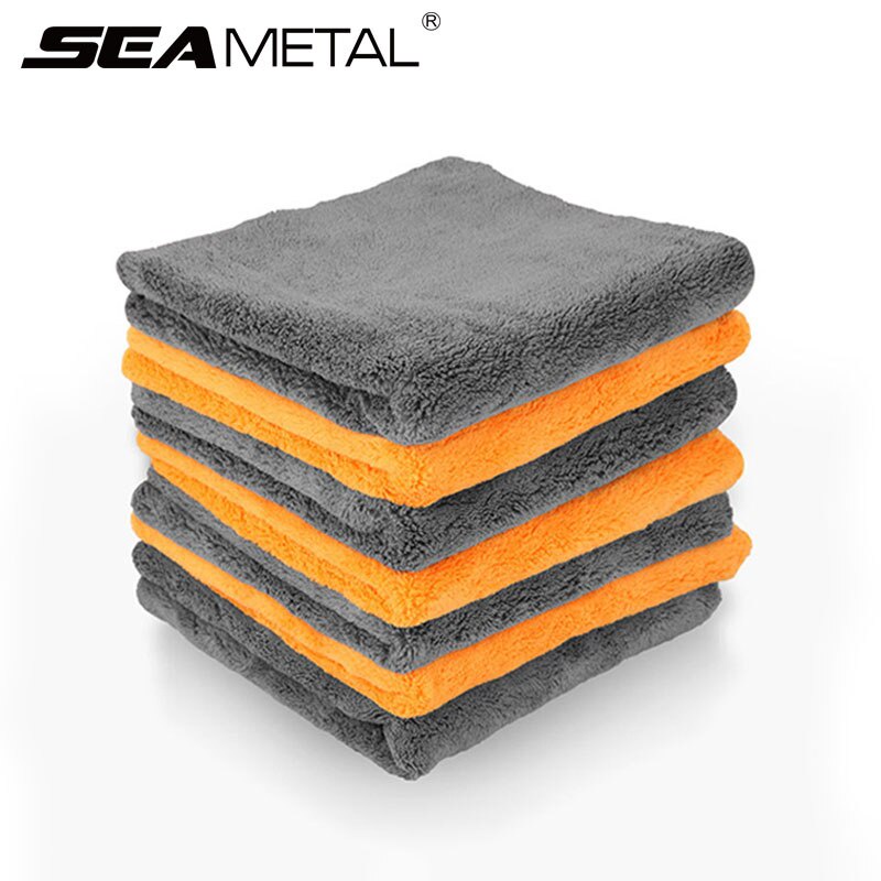 SEAMETAL Microfiber Towels Car Detailing Washing Rag MultiPurpose