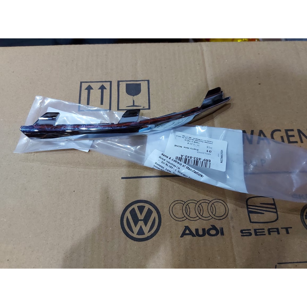 VOLKSWAGEN VENTO REAR BUMPER CHROME MOULDING 100 ORIGINAL Shopee