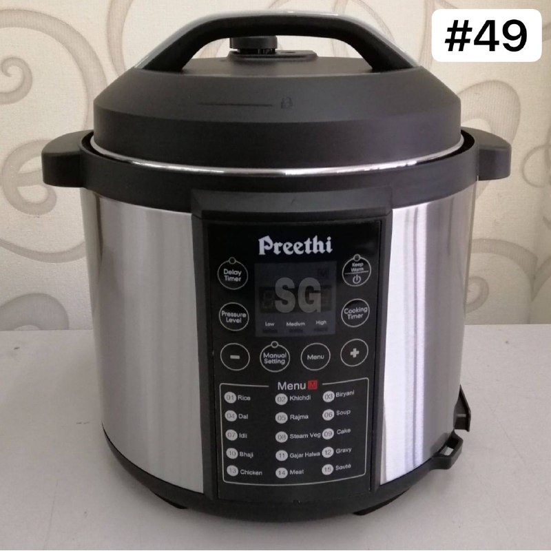 Preethi Electric Pressure Cooker / Preethi Touch Shopee Malaysia