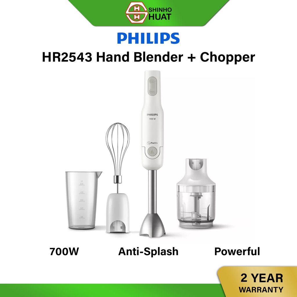 Philips HR2543 Daily Collection ProMix Hand Blender + Chopper 700W
