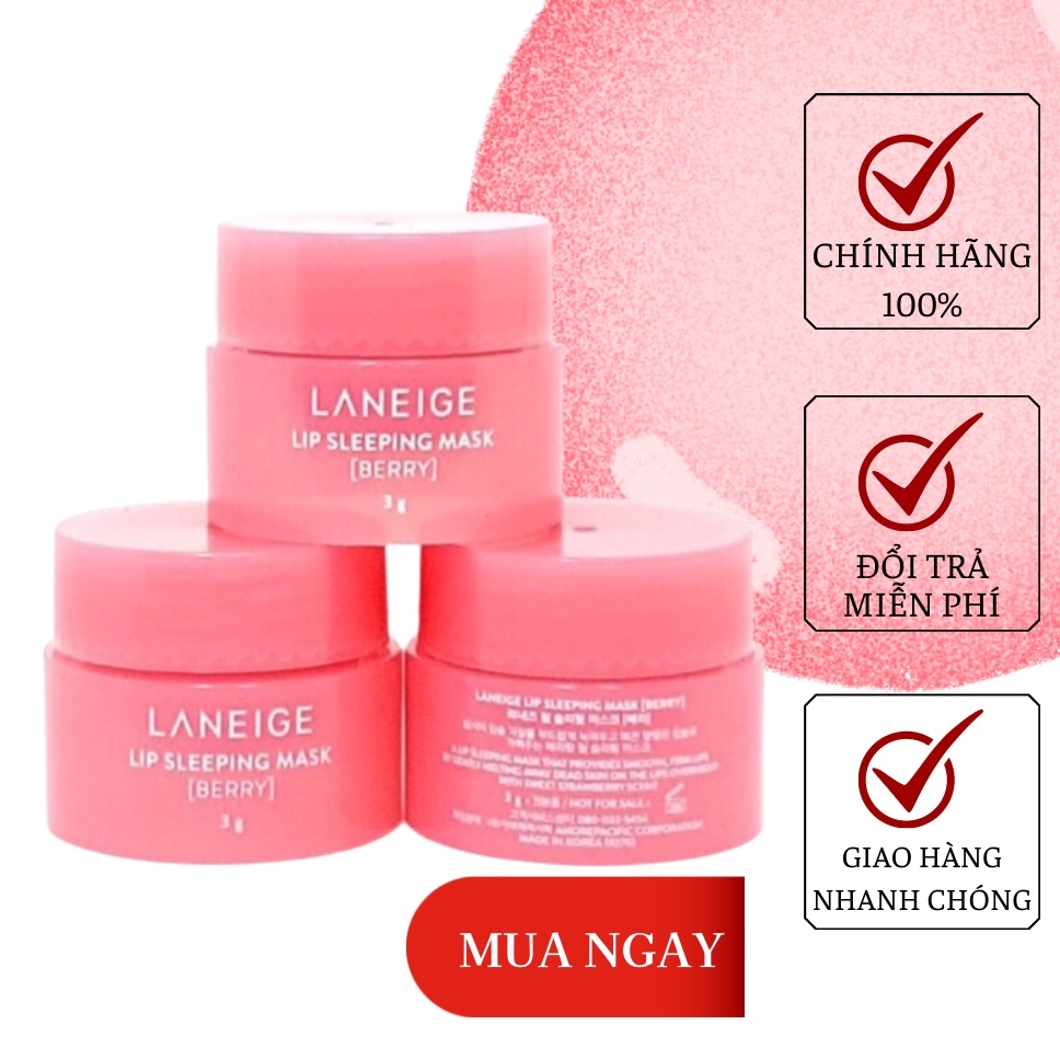 Laneige Lip Sleeping Mask, 3g KOREA Lip Sleeping Mask Shopee Malaysia