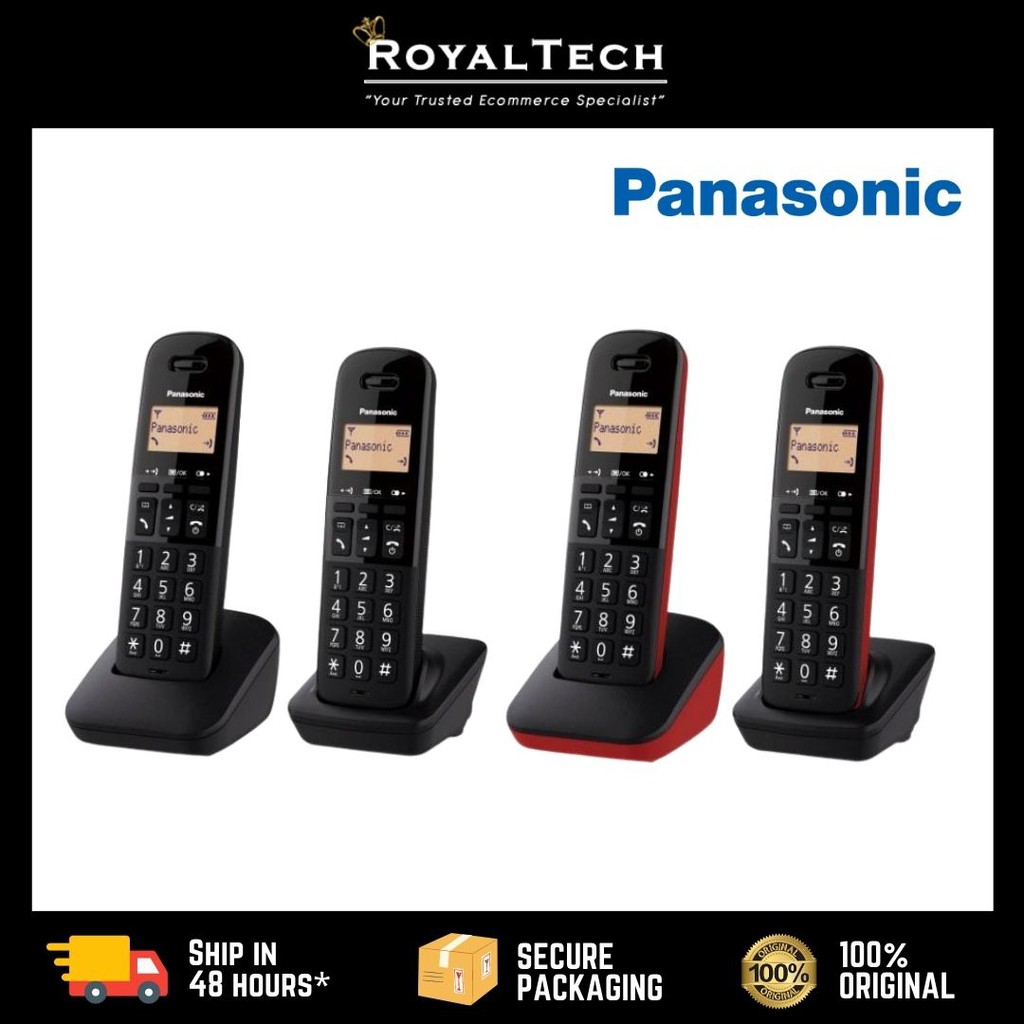 PANASONIC Digital Cordless Dect Phone KXTGB312 KXTGB312ML Twin pack (Home Office Maxis Time TM