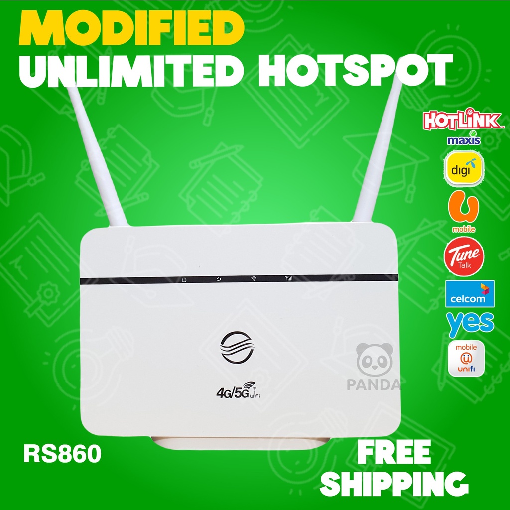 RS860 Modified Modem Unlimited Hotspot 4G LTE Modem Router RS860 MOD