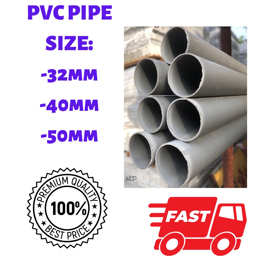 PVC Pipe/PVC Water Pipe Class O [ NON SIRIM ] (32MM/ 40MM / 50MM) Shopee Malaysia