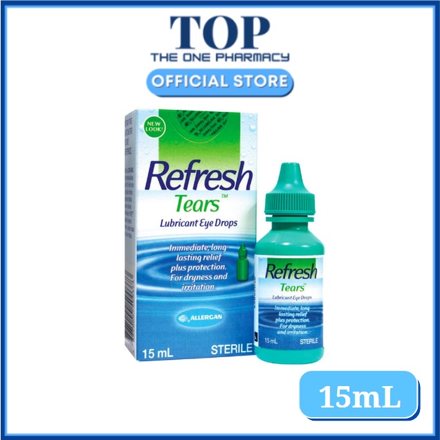 [EXP 02/2024] Allergan Refresh Tears Lubricant Eye Drops 15ml Shopee