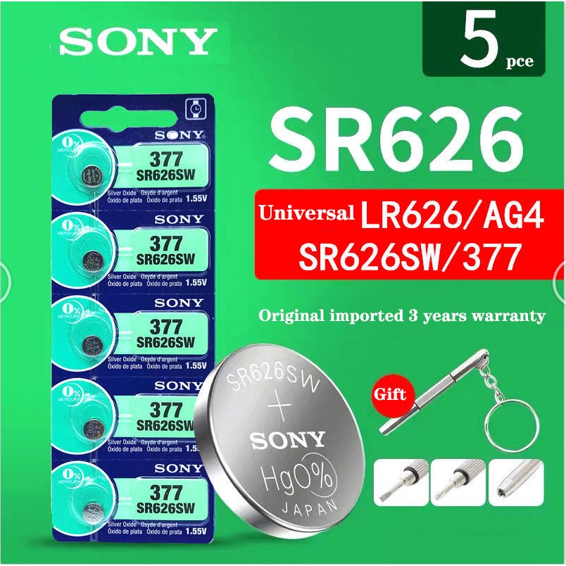 Watch battery SR626SW quartz watch battery AG1 button battery SINY