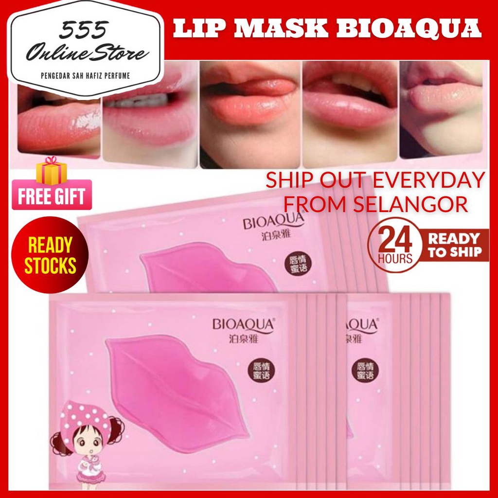 READYSTOCK [1pc] BIOAQUA Moisturizer Lip Mask lips mask Bibir lip masks