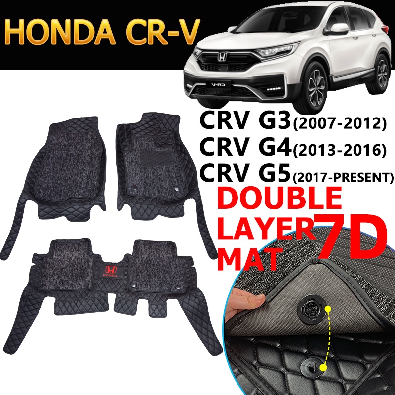 2Layers Carpet Honda CRV (20072023) CRV (RW 20172023 5th GEN) (RM