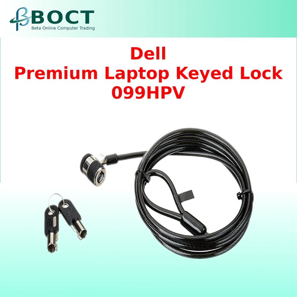 Dell Premium Laptop Keyed Cable Security Lock 099HPV Shopee Malaysia