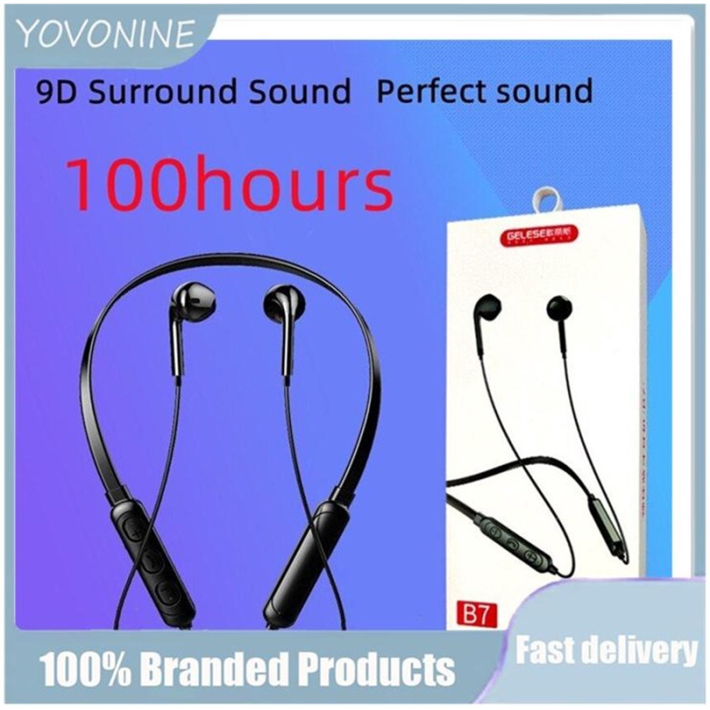 YOVONINE Wireless Bluetooth Earphones Music Headphones Phone Neckband