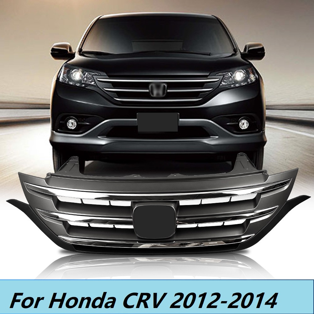 Car Mesh Grill Front Bumper Grille For Honda CRV 2012 2013 2014 Shopee Malaysia