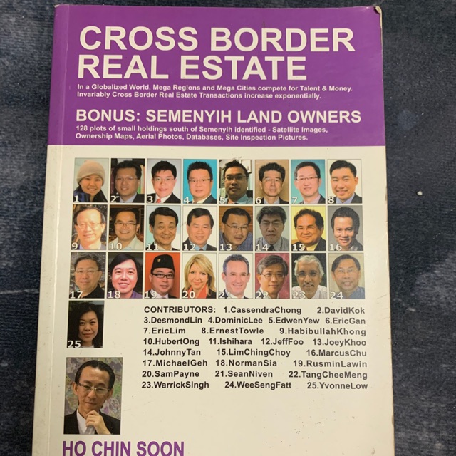 Cross border real estate Ho chin soon ( English book) Shopee Malaysia