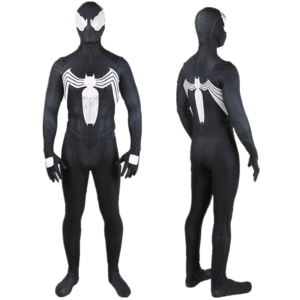 Black Venom Costume Cosplay Big Glasses Venom Cosplay HalloweenCostume