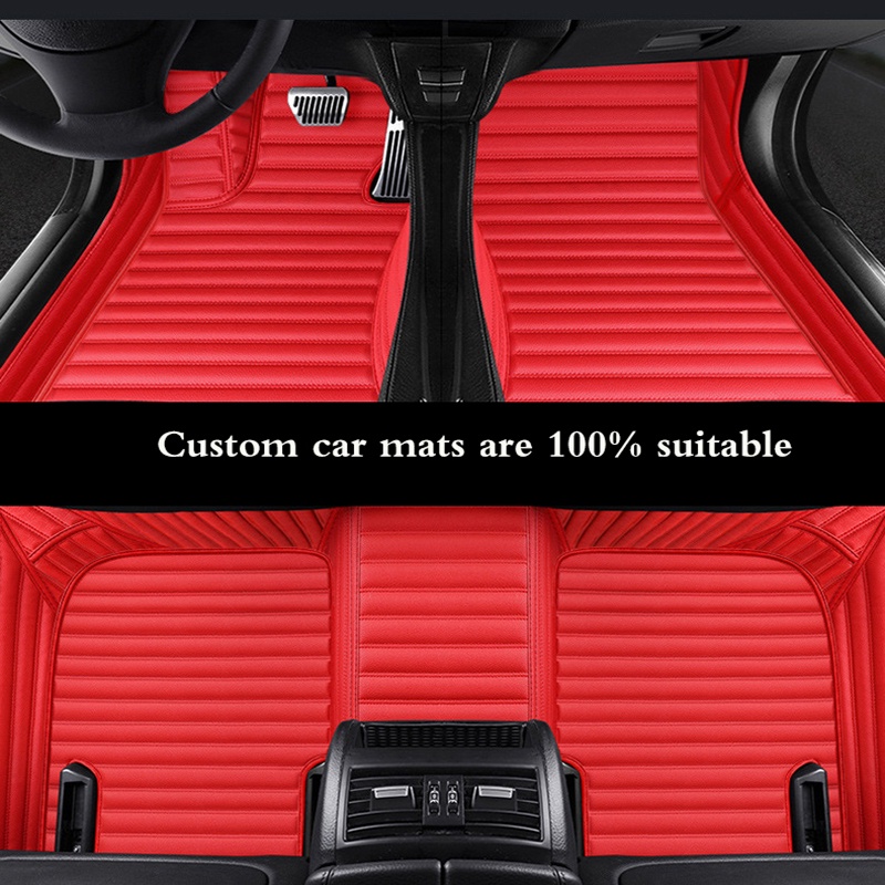 high quality leather car floor mats for Volvo C30 S40 S60 S60L S80 S80L