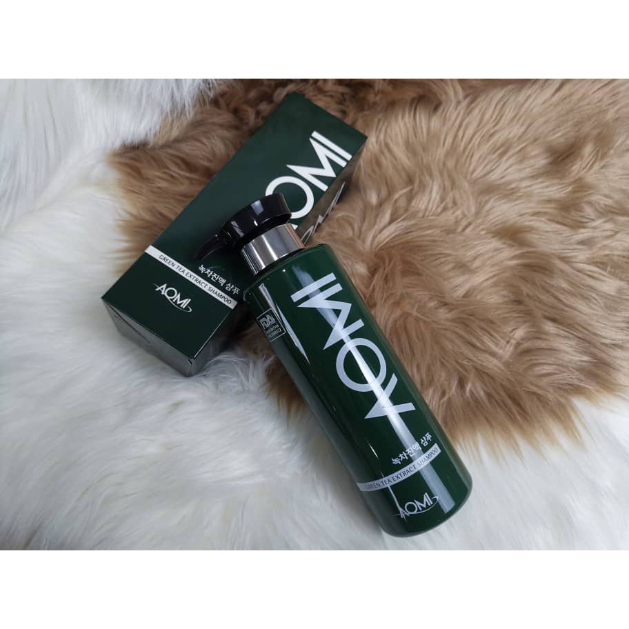 AOMI Korea Green Tea Extract Shampoo 500ml Shopee Malaysia