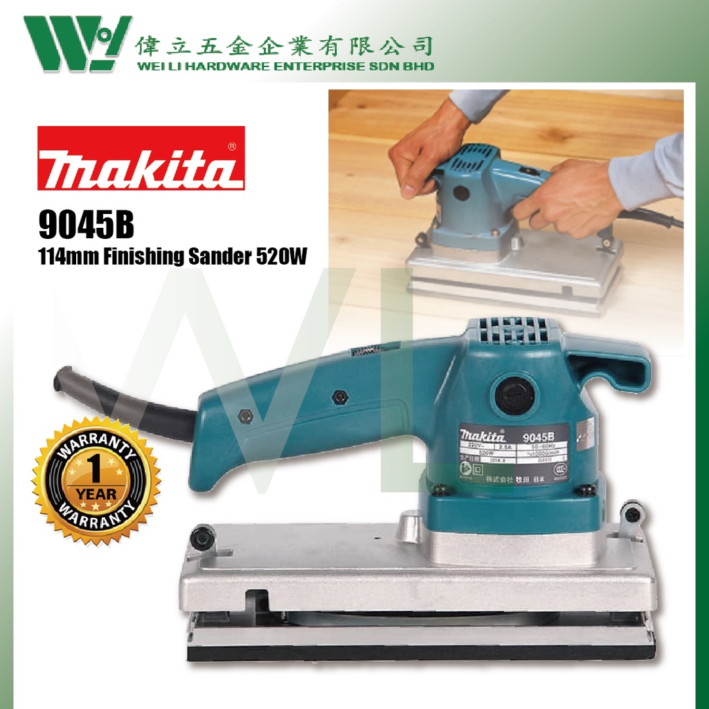 Makita 9045B Finishing Sander 520W / mesin kertas pasir wood sanding