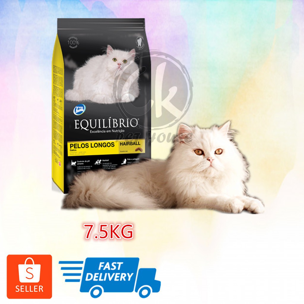 Equilibrio Long Hair / Persian (Cat Food) 7.5KG Shopee Malaysia