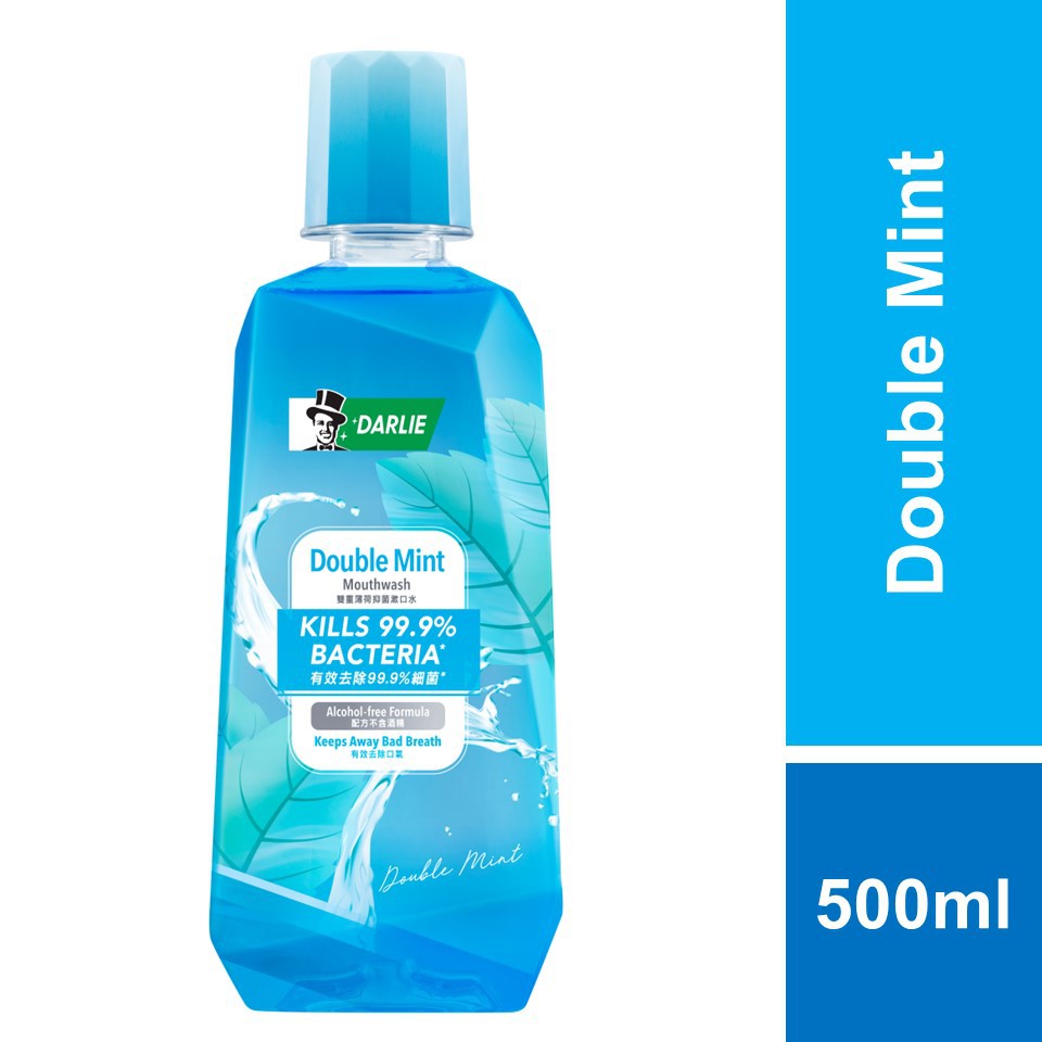 Darlie Mouthwash Double Mint 500ml Shopee Malaysia