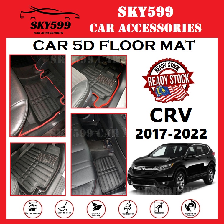 Honda CRV 20172023 5D Car Floor Mat/Carpet Shopee Malaysia