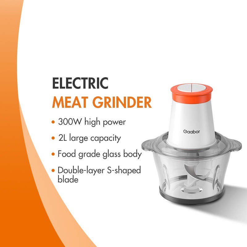 Gaabor Food Processor Electrical Meat Grinder GJM30A02 GJM30A01
